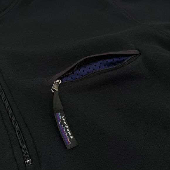 Vintage Patagonia Men's Half Zip Fleece Pullover Sweatshirt Black Medium - Picture 6 of 11